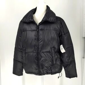 NWT Boundless North Women's Puffer Jacket Black Sz M